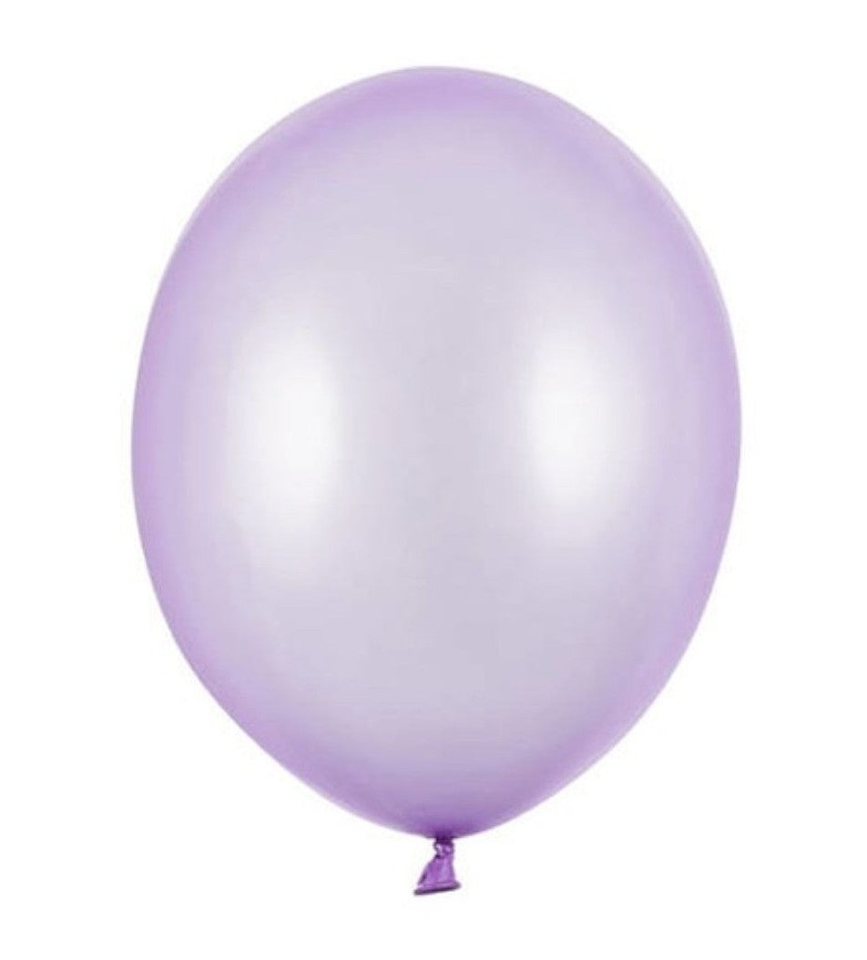 das-kost-mland-deko-luftballon-uni-metallic-30cm-wisteria-lila-50st image 1