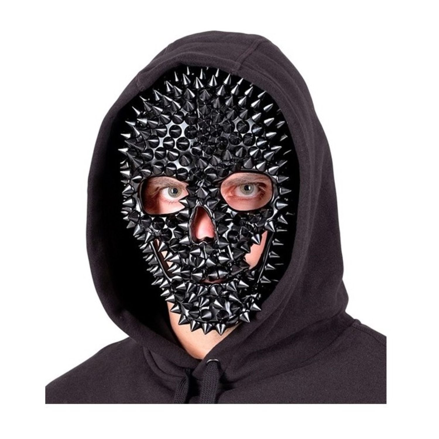 das-kost-mland-horror-totenkopf-maske-mit-nieten-schwarz image 5
