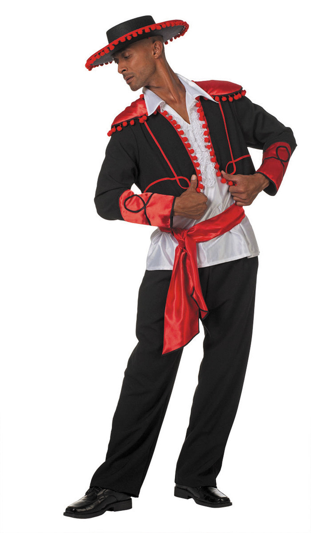 das-kost-mland-spanier-diego-herren-kost-m-3-tlg-schwarz-rot image 1