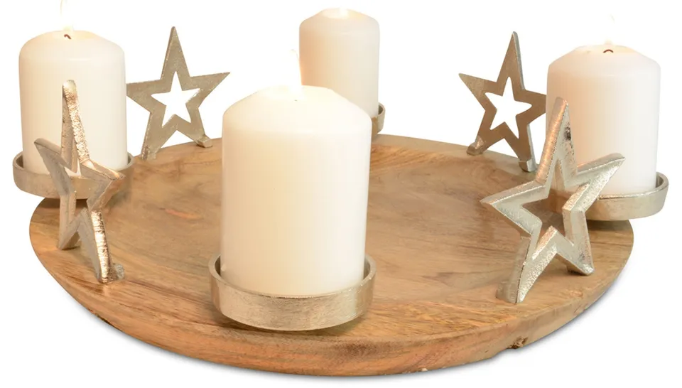 riffelmacher-dekorationen-adventsteller-sterne-38x13cm image 1