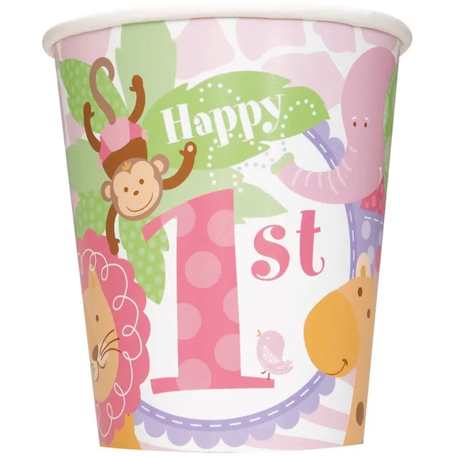 das-kost-mland-hb-1st-safari-pink-pappbecher-8-st-ck-266-ml image 1