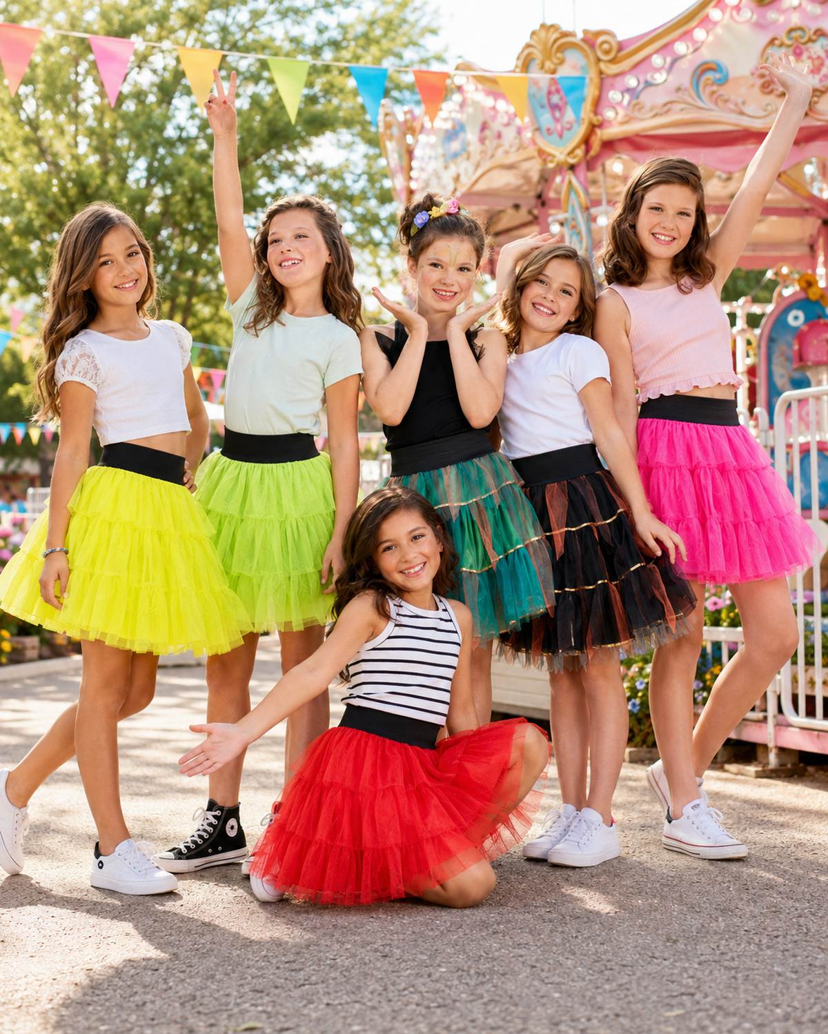 das-kost-mland-m-dchen-petticoat-t-llrock-rot-116-164 image 2