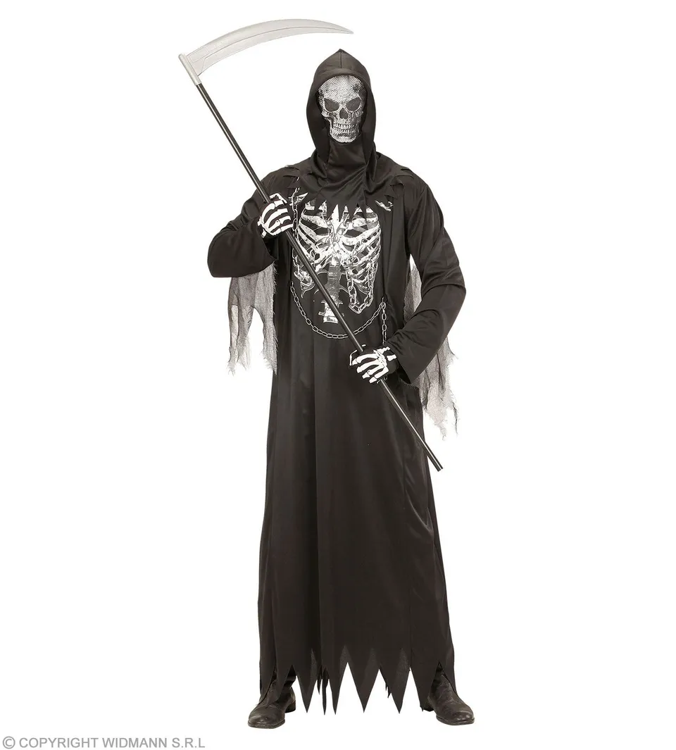 das-kost-mland-herren-sensenmann-grim-reaper-kost-m-schwarz-xl image 1
