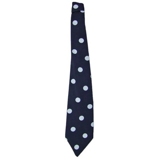 das-kost-mland-accessoires-krawatte-50er-jahre-punkte-marineblau image 1