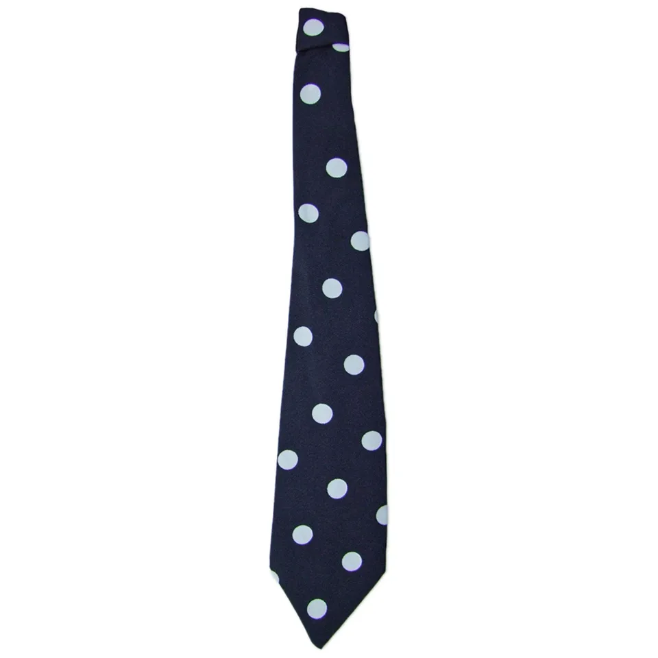 das-kost-mland-accessoires-krawatte-50er-jahre-punkte-marineblau image 1