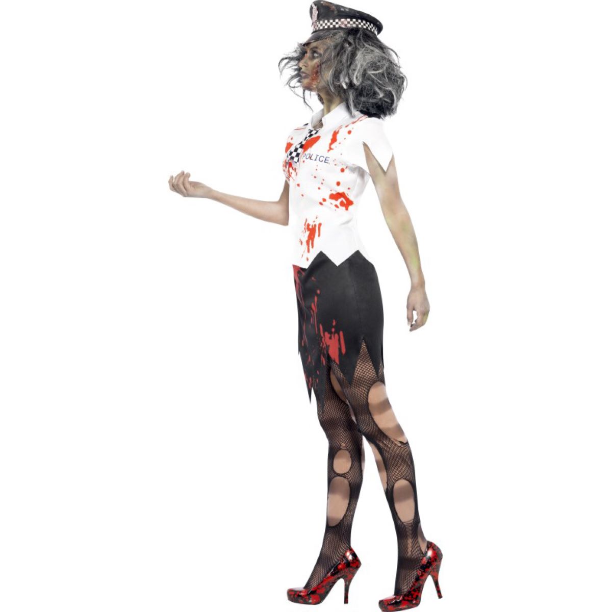 das-kost-mland-lady-zombie-polizistin-kost-m-gr-m image 2