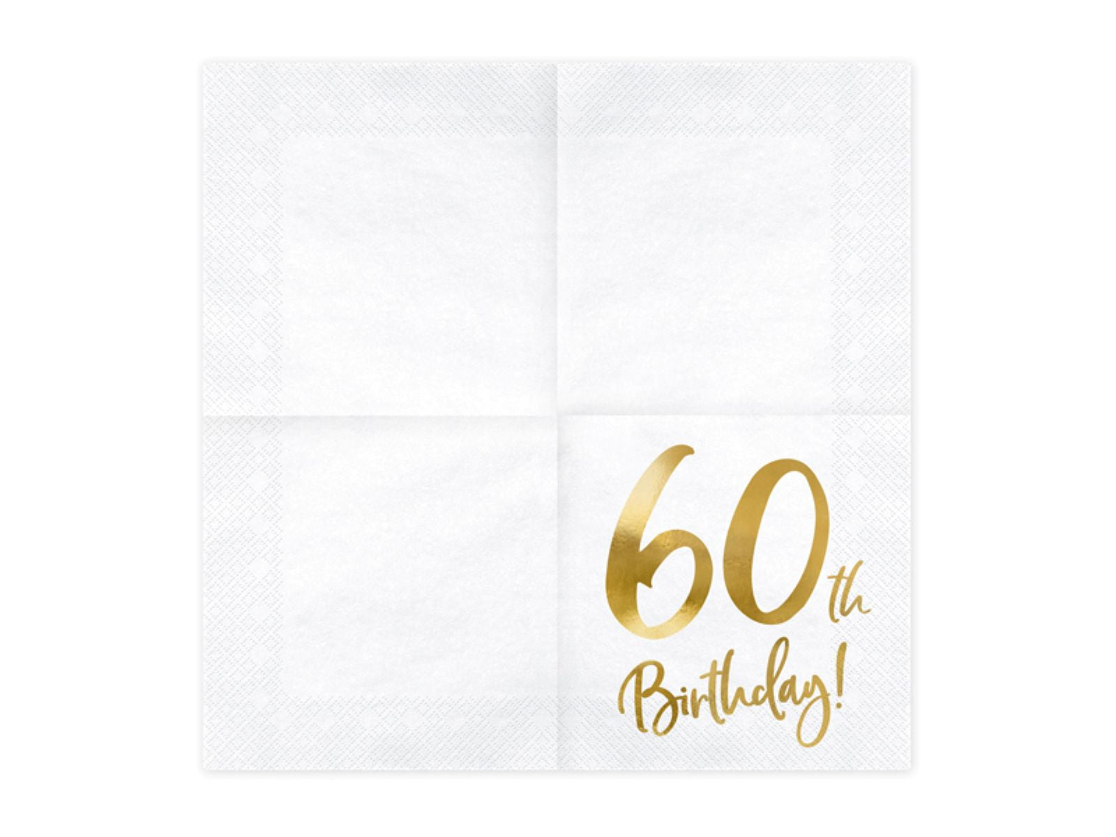 das-kost-mland-servietten-birthday-gold-20stk-33x33cm-60 image 3