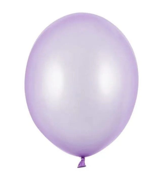 das-kost-mland-deko-luftballon-uni-metallic-30cm-wisteria-lila-50st image 1