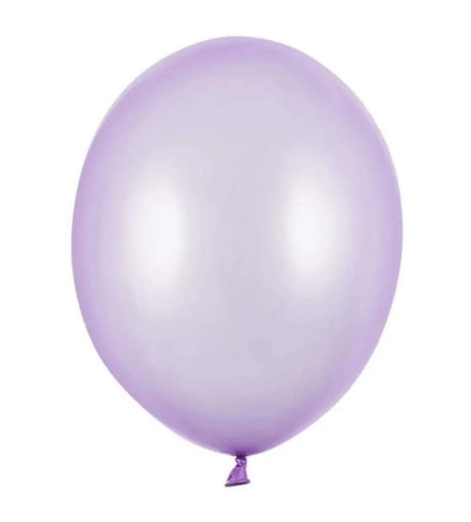 das-kost-mland-deko-luftballon-uni-metallic-30cm-wisteria-lila-50st image 1