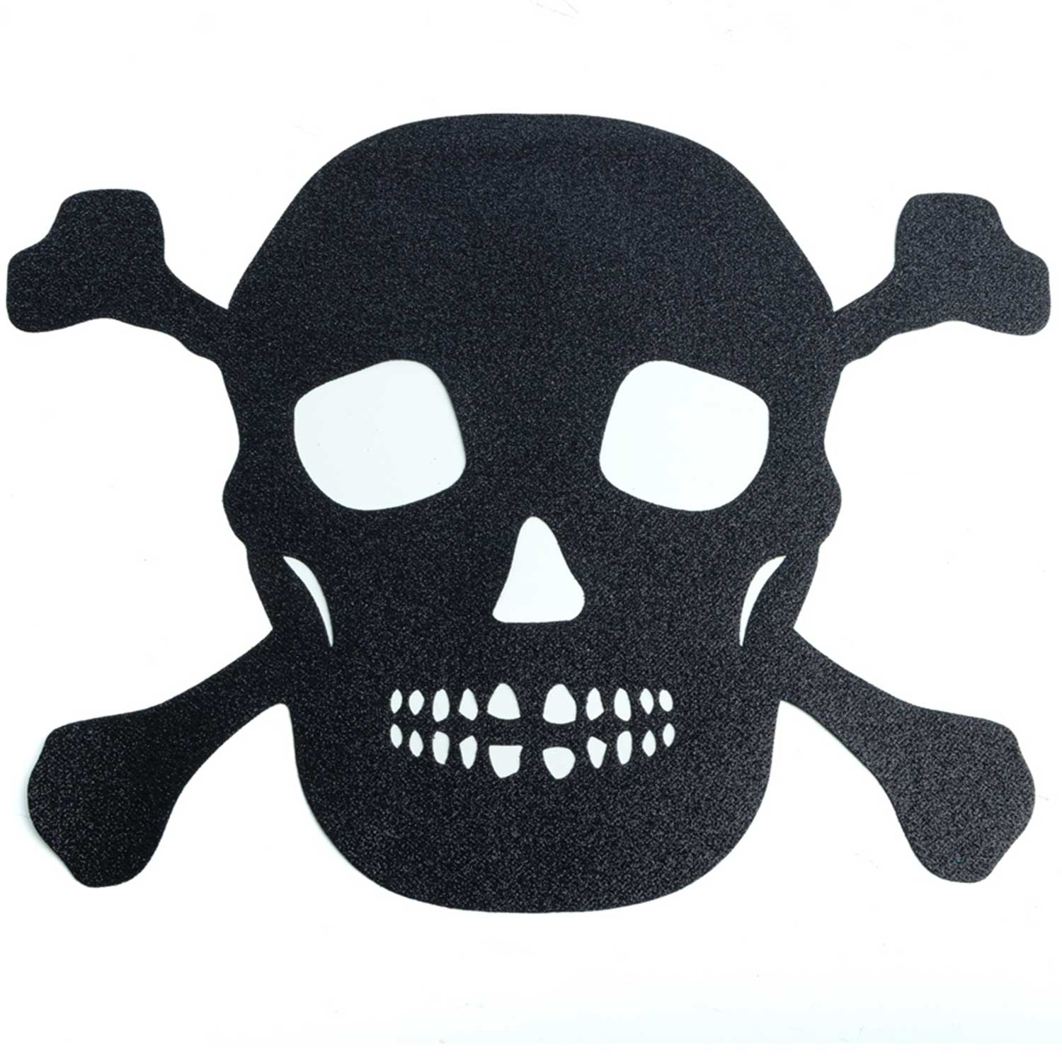 das-kost-mland-totenkopf-tischset-halloween-schwarz-4er-glitzer image 1