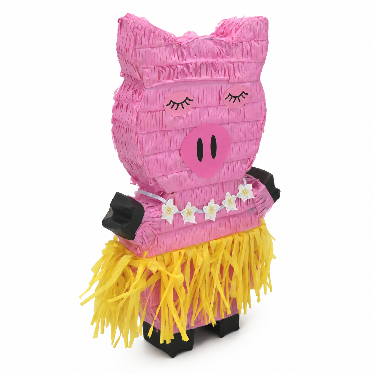 das-kost-mland-pinata-rosa-schweinchen-mit-bastrock image 2
