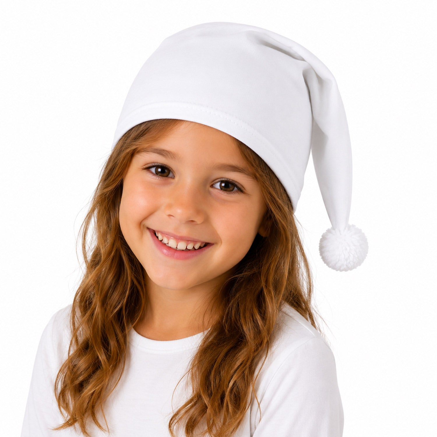 das-kost-mland-kinder-schlafm-tze-bommel-wei-baumwolle-50cm image 4