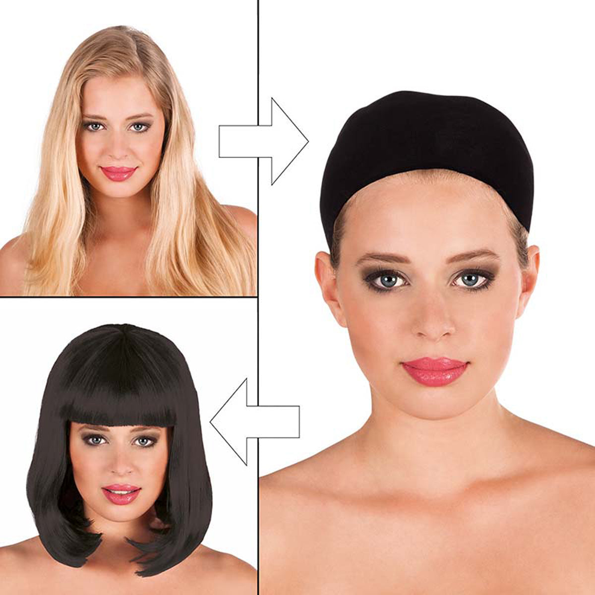 das-kost-mland-accessoires-haarnetz-schwarz-elastisch image 1