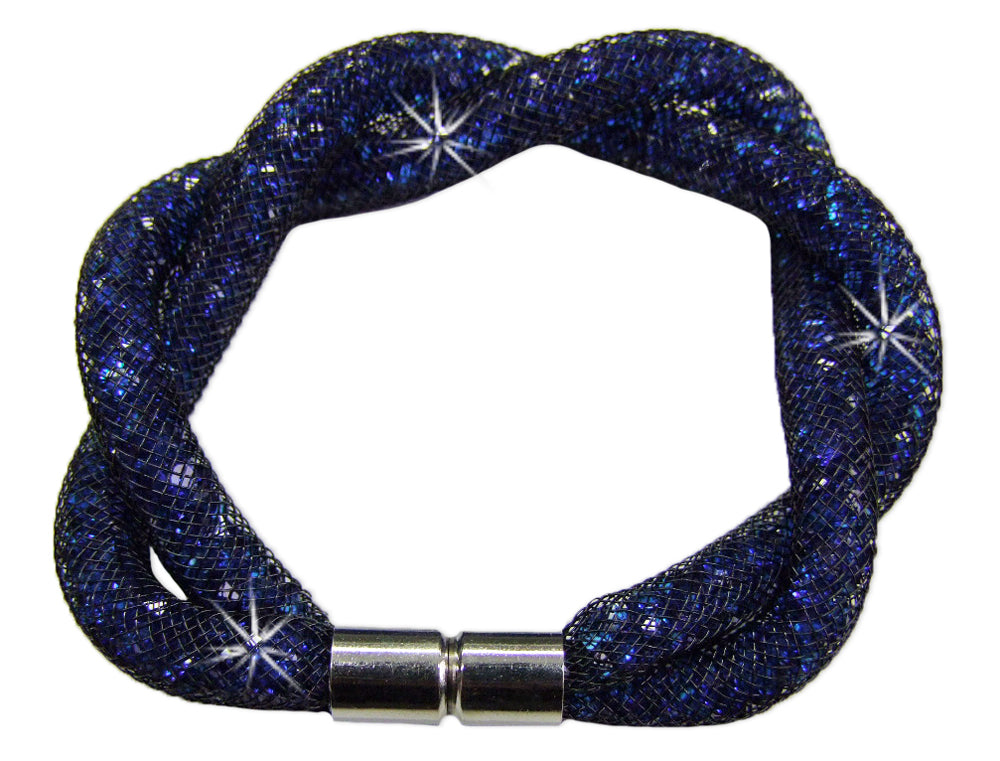 das-kost-mland-accessoires-stardust-armband-zweireihig-blau-magnet image 1