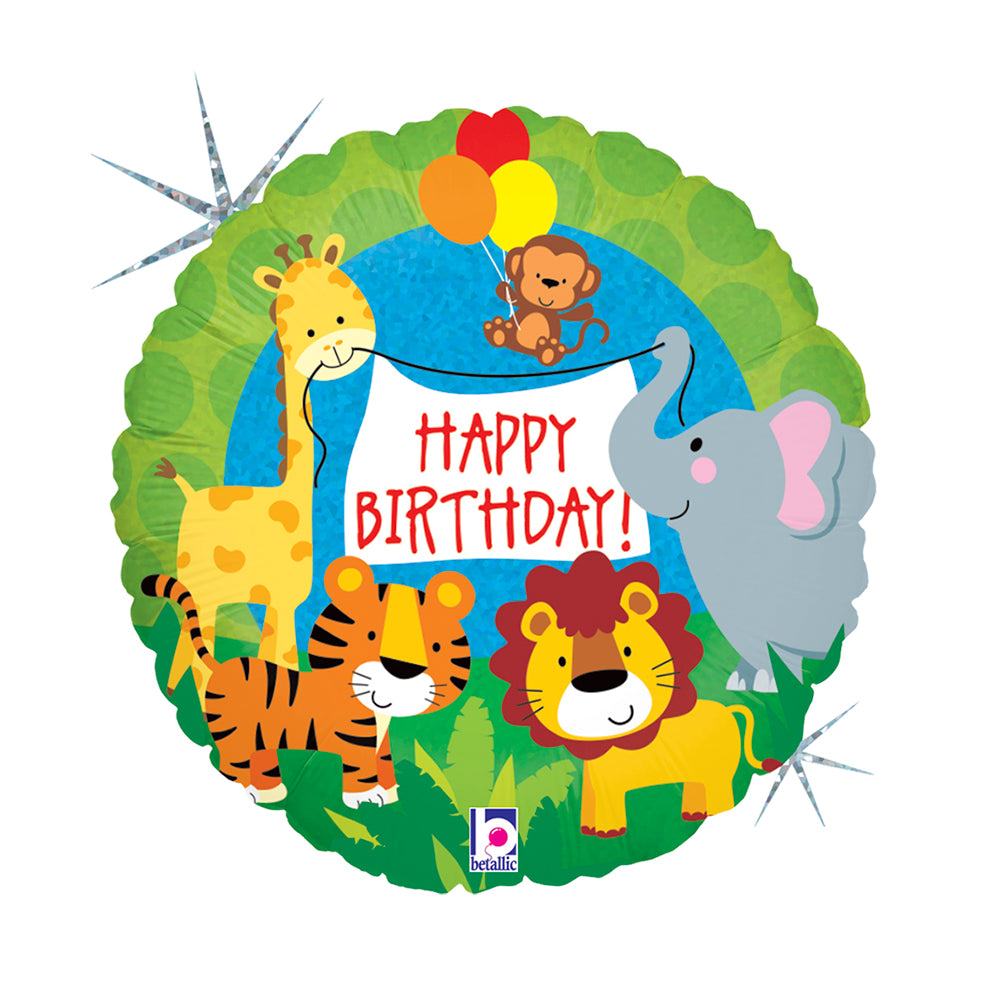 folienballon-happy-birthday-dschungel-holo-46-cm-glitter image 1
