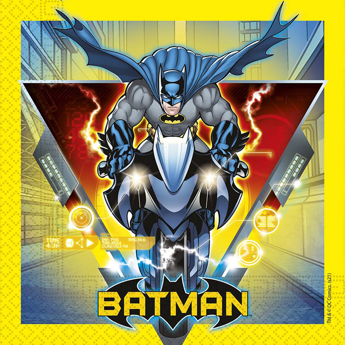 das-kost-mland-batman-servietten-33x33cm-20-stk-kinderparty image 2