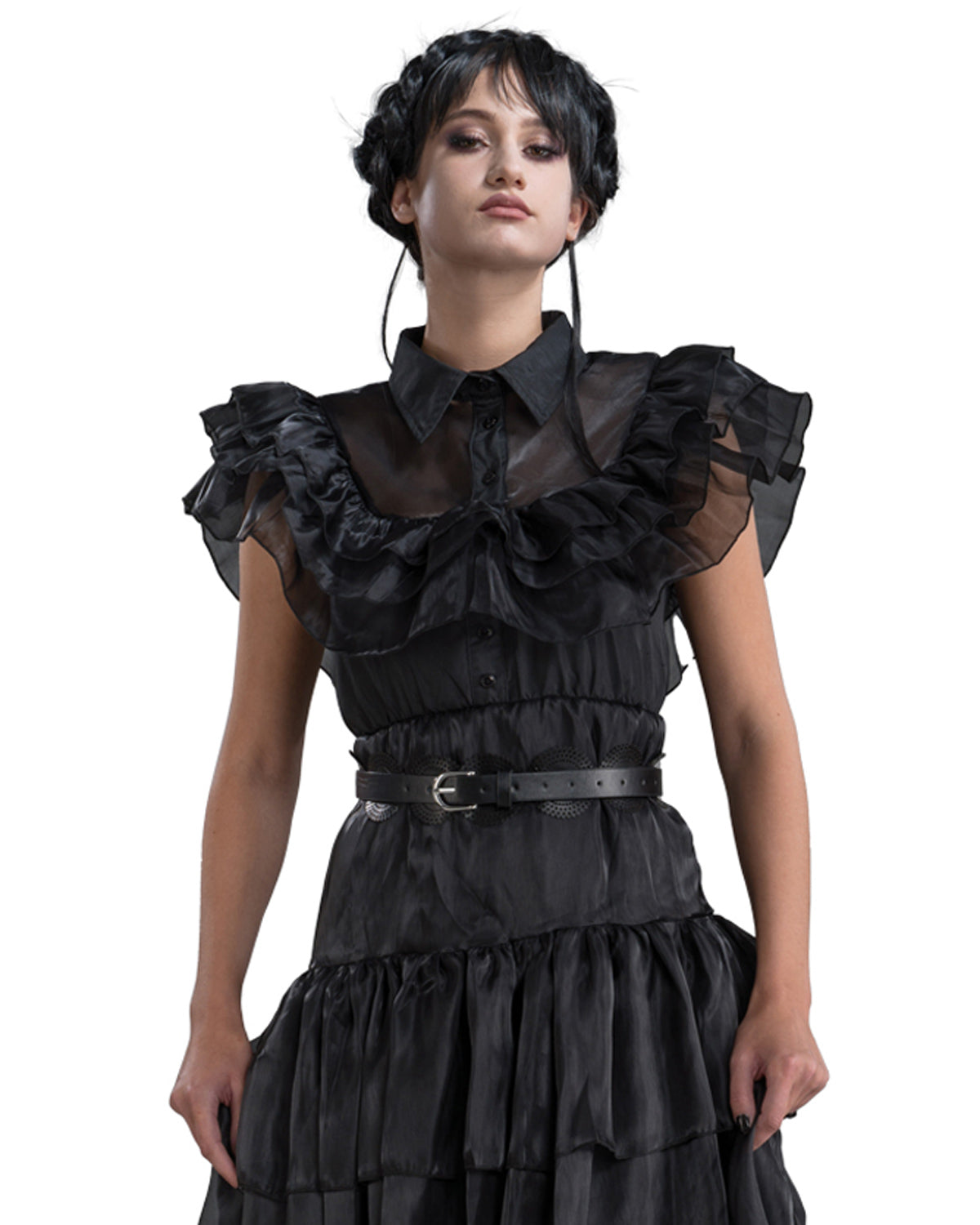 das-kost-mland-damen-wednesday-kost-m-ballkleid-rabenball-schwarz image 3