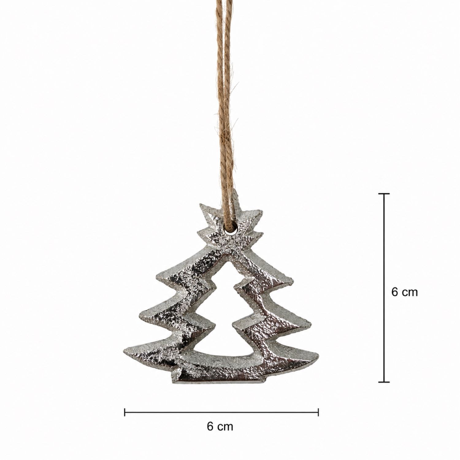 das-kost-mland-tannenbaum-anh-nger-silber-6x6-cm-alu image 2