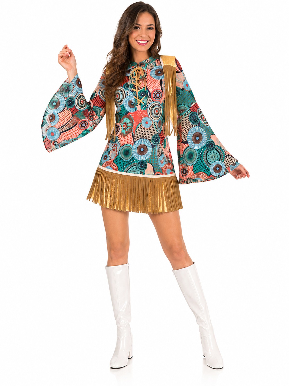 das-kost-mland-breanna-retro-hippie-kost-m-damen-mit-fransen image 1