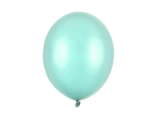 das-kost-mland-uni-metallic-luftballons-minzgr-n-30cm-100-stk image 1