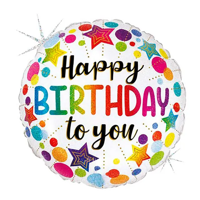 das-kost-mland-birthday-stars-dots-folienballon-46-cm-geburtstag image 1