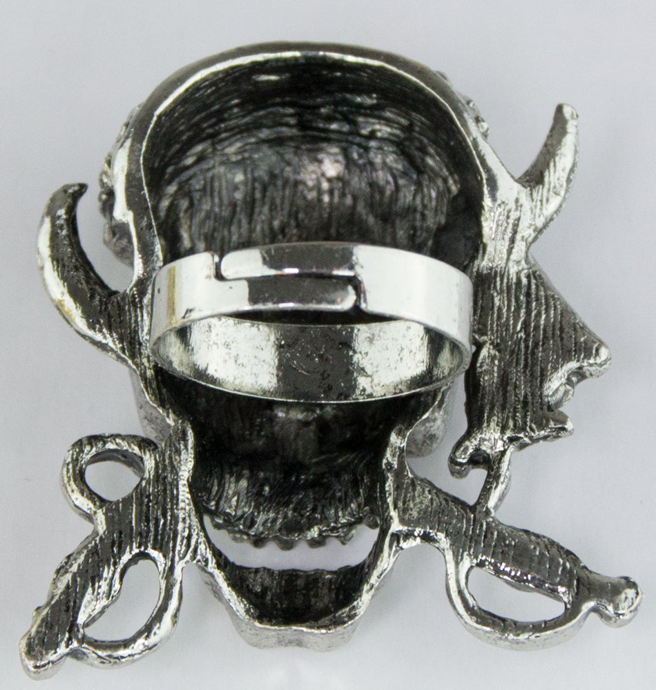 das-kost-mland-skull-ring-totenkopf-silber-verstellbar image 4