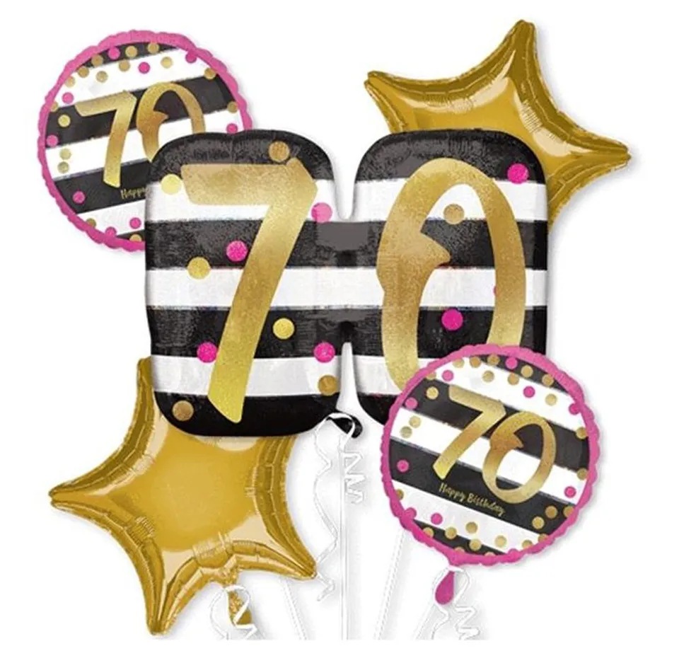 das-kost-mland-pink-gold-milestone-70-folienballon-5-ballons image 1
