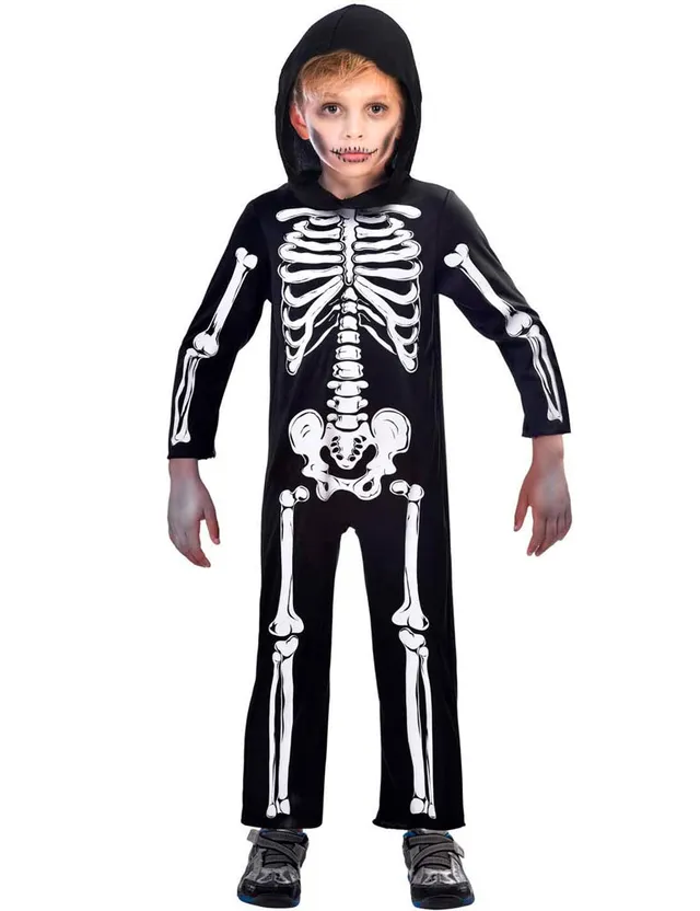 das-kost-mland-jungen-skelett-kost-m-kinder-4-6-jahre-schwarz image 1