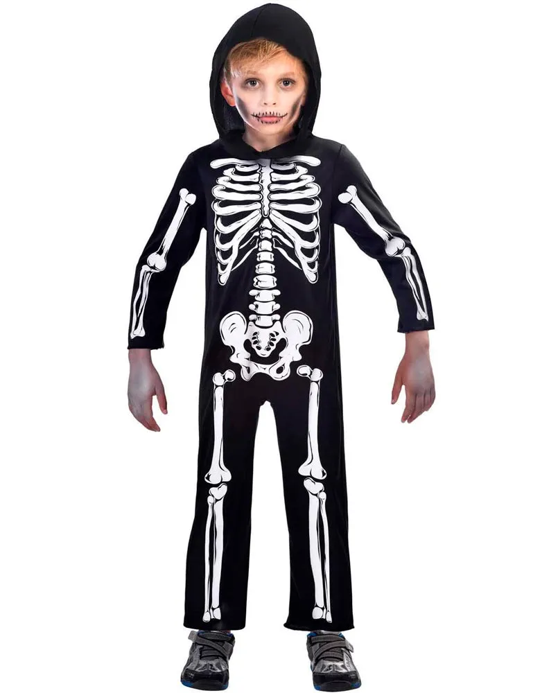 das-kost-mland-jungen-skelett-kost-m-kinder-4-6-jahre-schwarz image 1