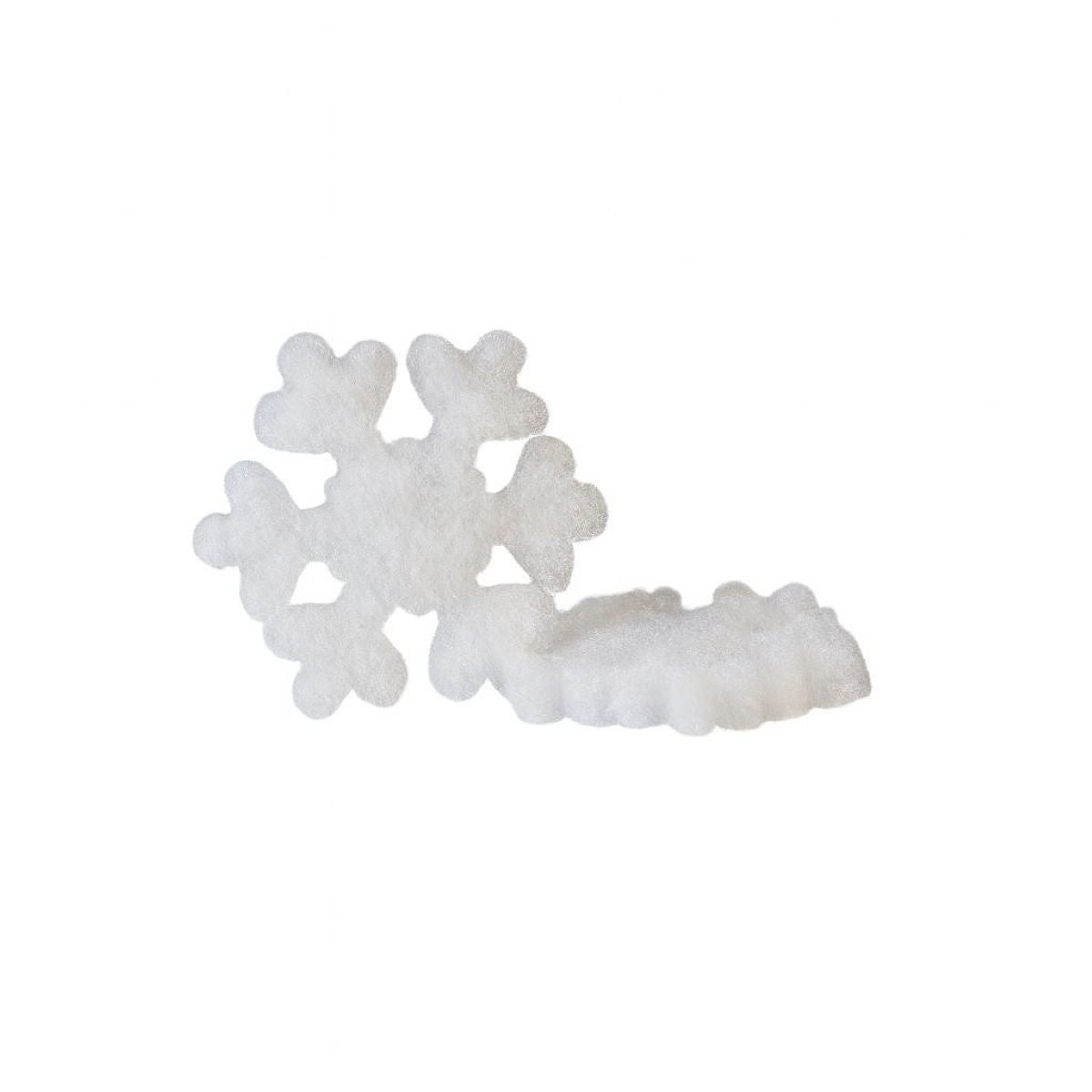 das-kost-mland-schneeflocken-schneewatte-4er-set-wei-11x2-cm image 1