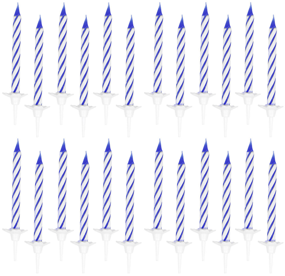 das-kost-mland-spiralkerzen-kuchenkerzen-blau-24-st-ck image 2