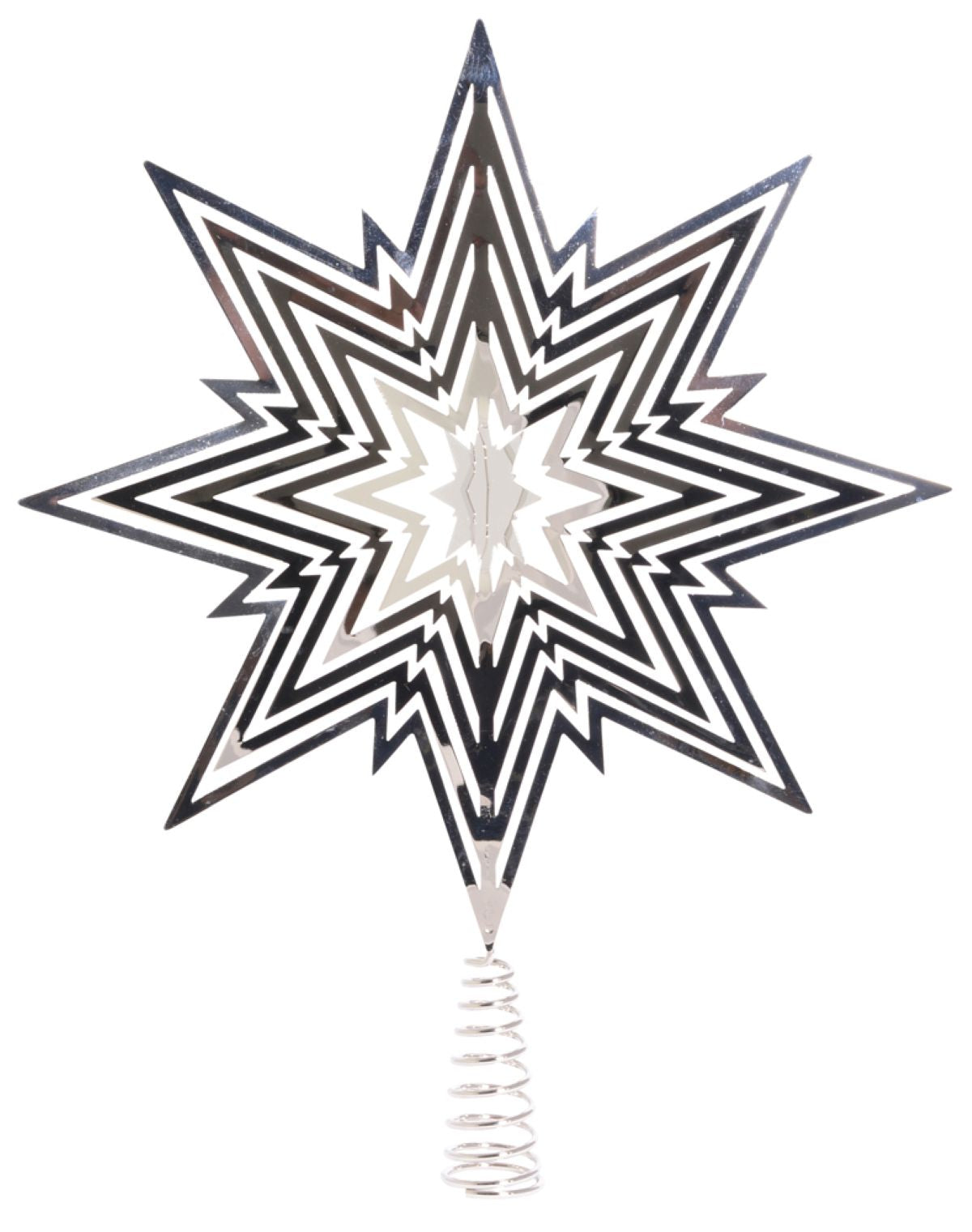 riffelmacher-christbaumspitze-17828-stern-silber-33cm-metall image 1