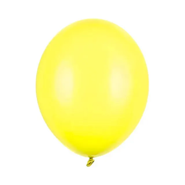 das-kost-mland-luftballon-uni-pastell-30cm-pastell-gelb-10stk image 1