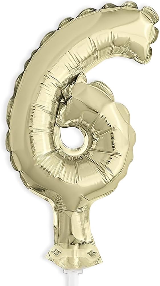 das-kost-mland-dekorationen-tortendeko-ballonzahl-6-gold-13cm image 1