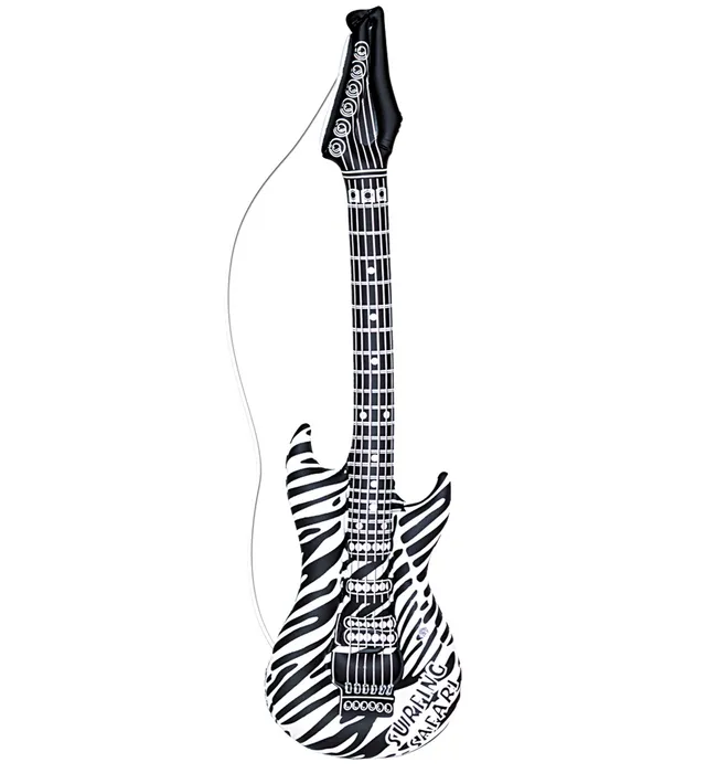 das-kost-mland-zebra-aufblasbare-gitarre-105-cm image 1