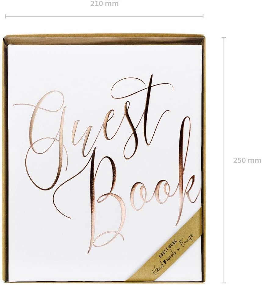 g-stebuch-wei-gold-schrift-22-seiten-20x24-5cm image 2