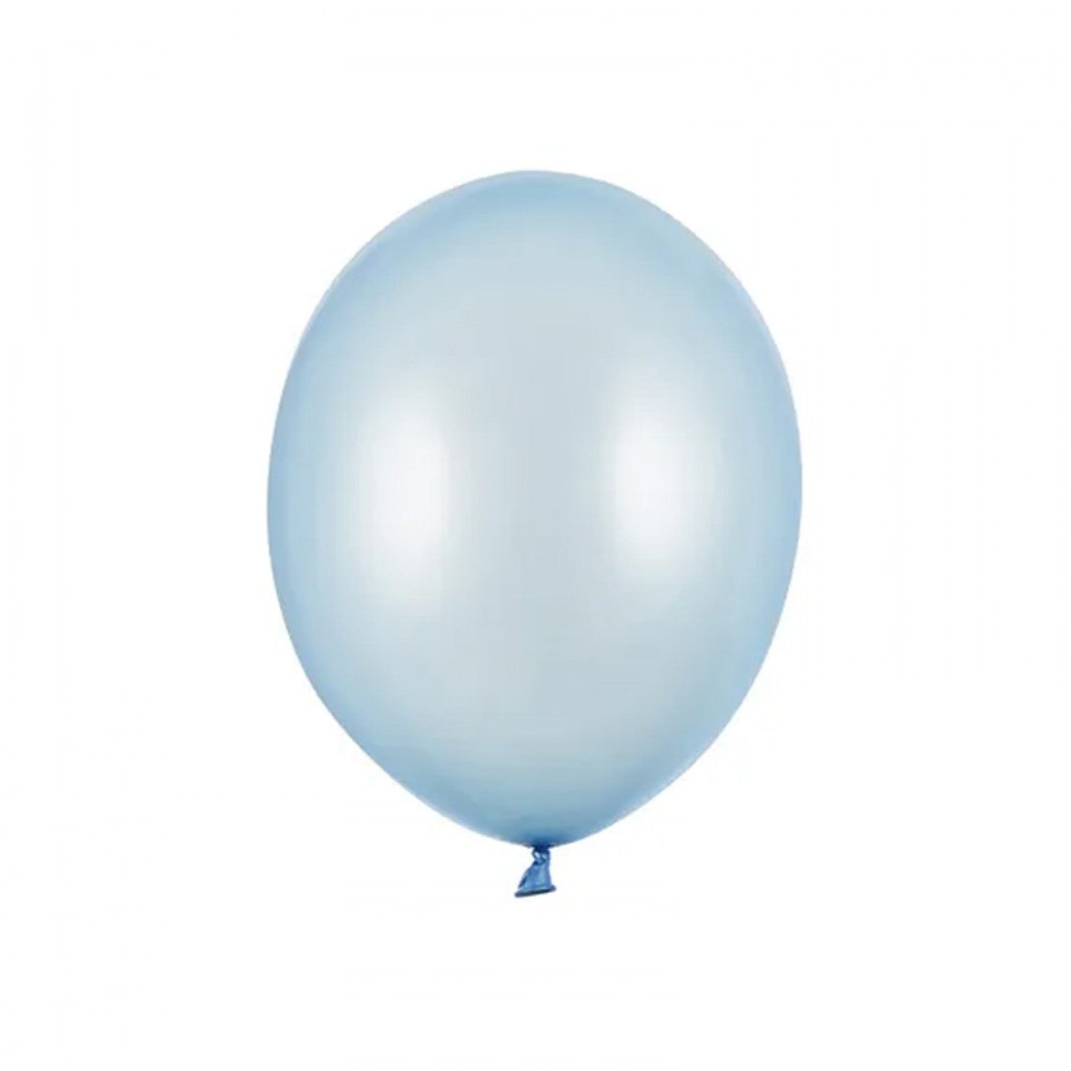 das-kost-mland-dekorationen-luftballon-12cm-uni-metallic-baby-blue-100st image 1