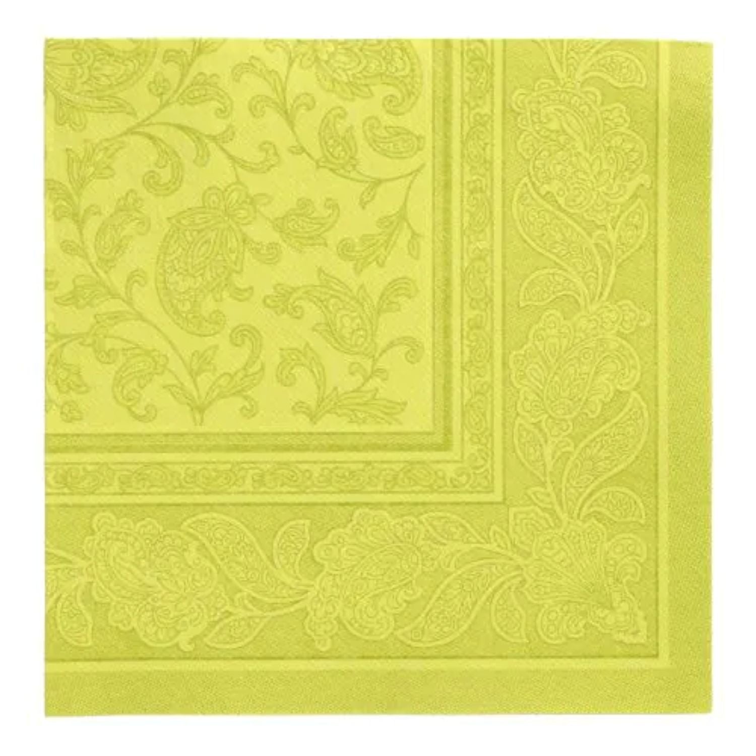 das-kost-mland-rc-ornaments-servietten-40x40cm-limone-50stk image 1