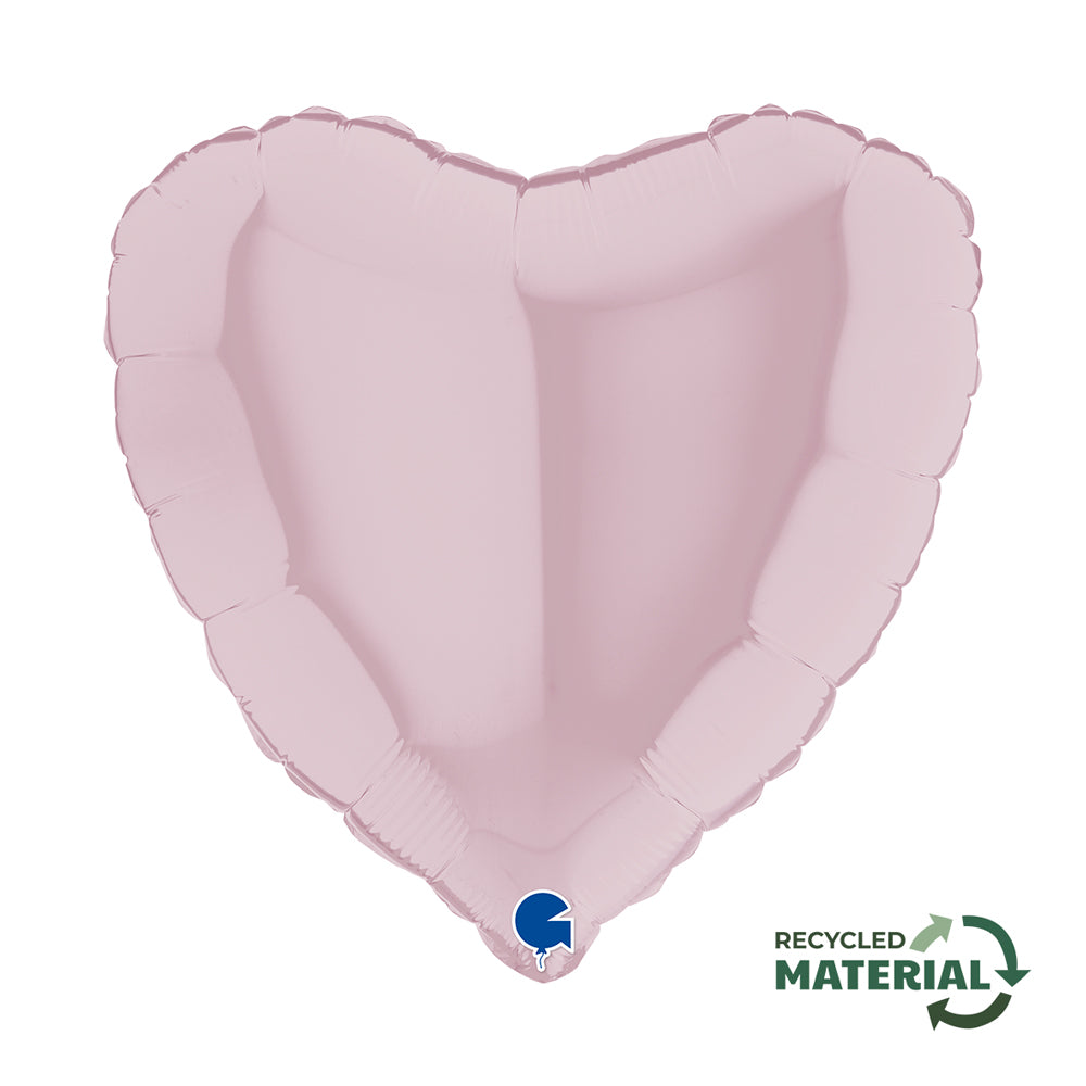 das-kost-mland-herz-folienballon-46cm-rosa-pastell image 1