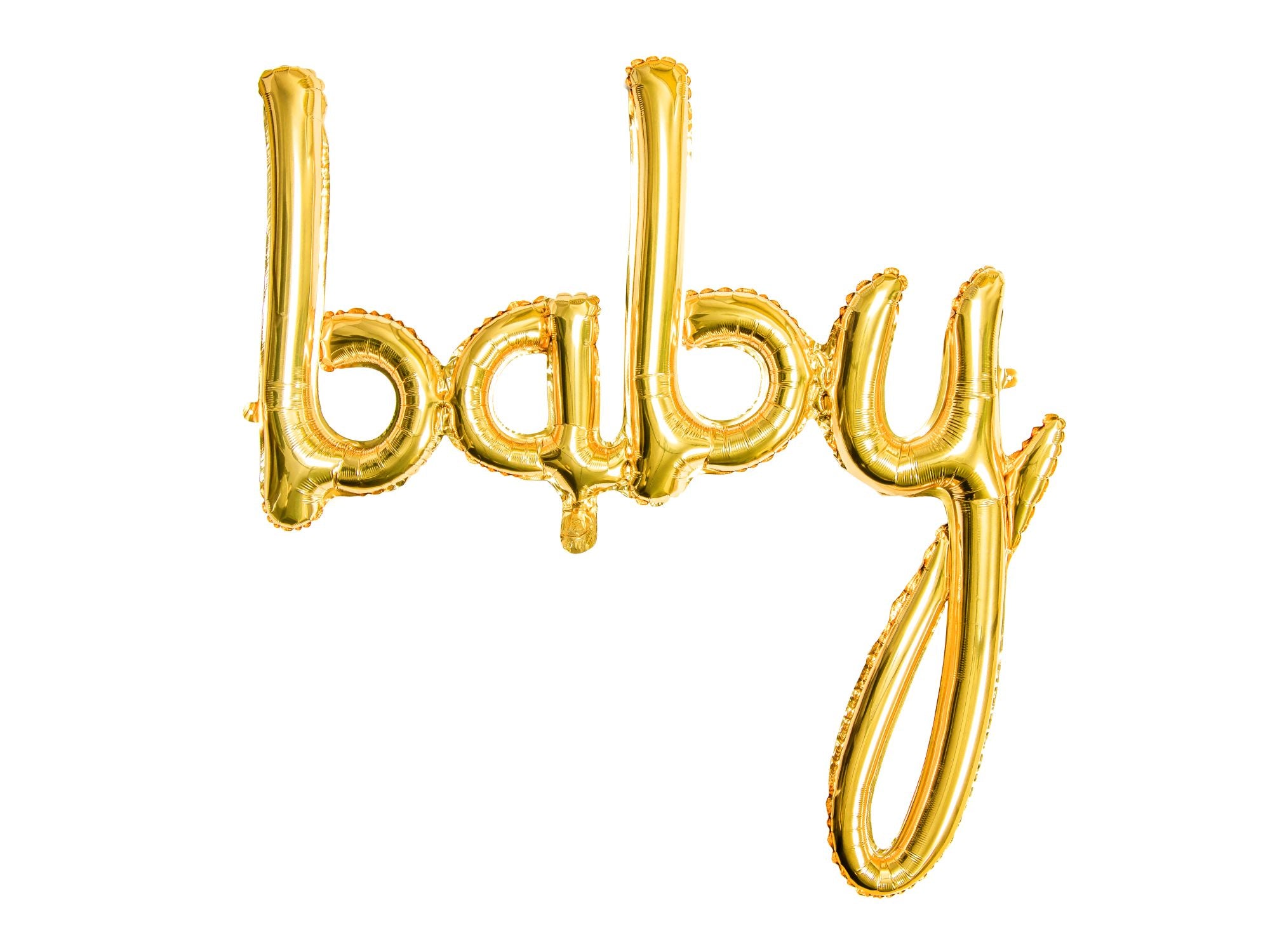 das-kost-mland-dekorationen-folienballon-baby-73-5-cm-gold image 1