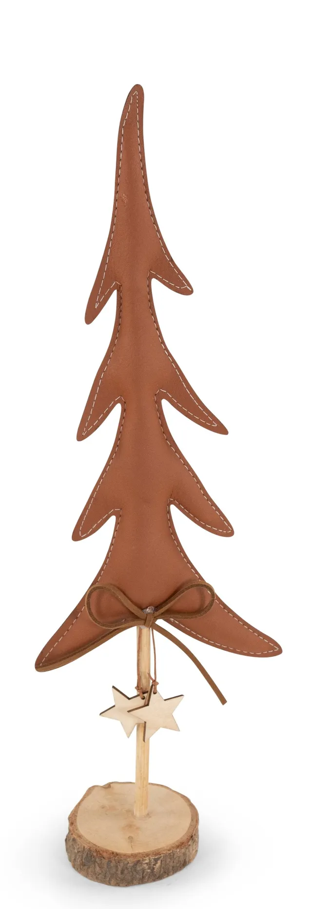 riffelmacher-deko-weihnachtsbaum-38x12-cm-deko-dunkelbraun-holz image 1