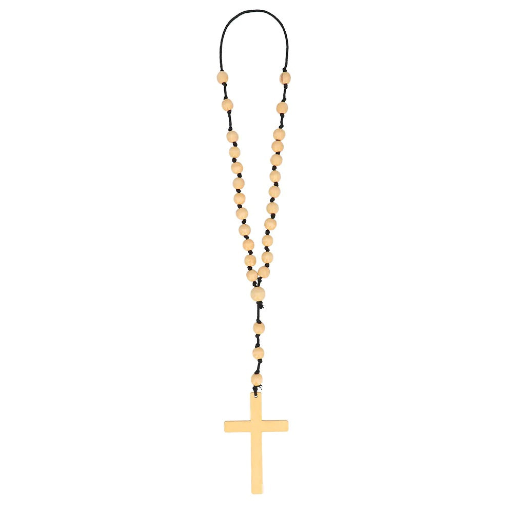 boland-rosenkranz-halskette-kreuz-braun-m-nch-accessoire image 1