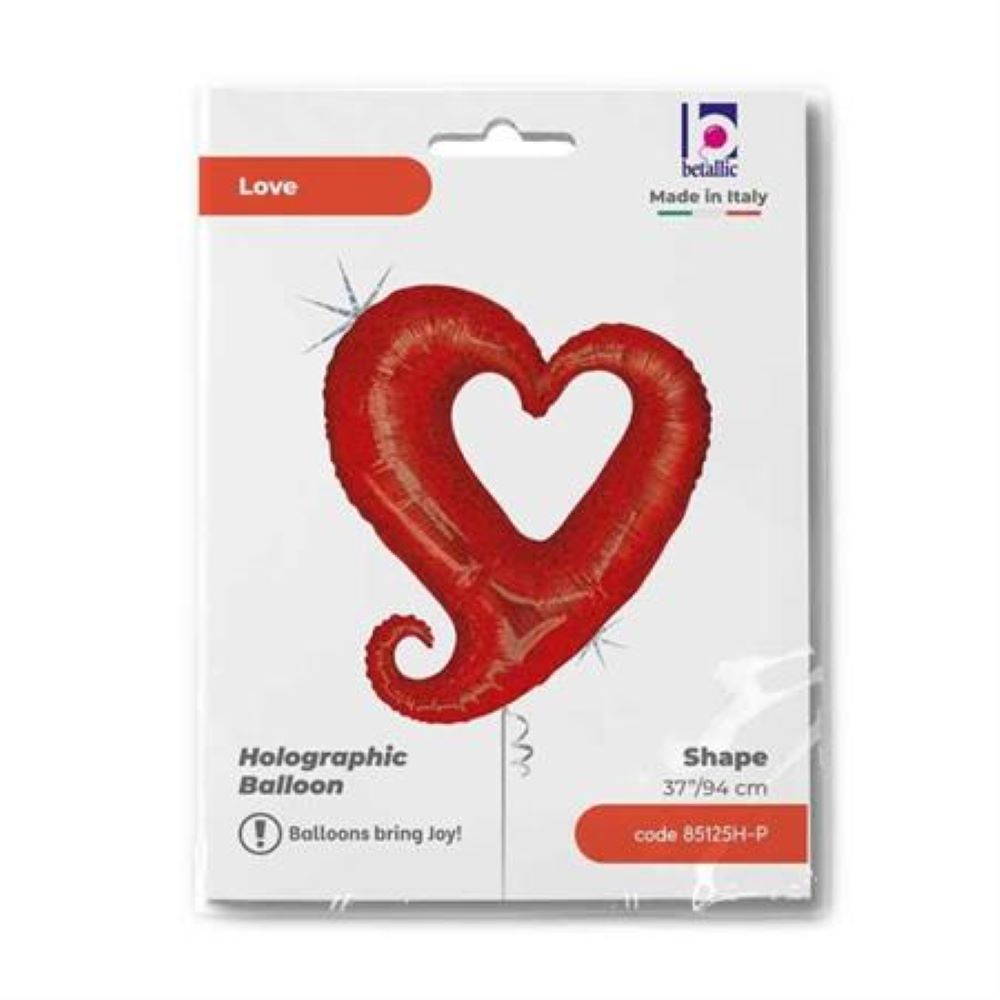 das-kost-mland-dekorationen-herz-mit-loch-94-cm-folienballon-rot image 2