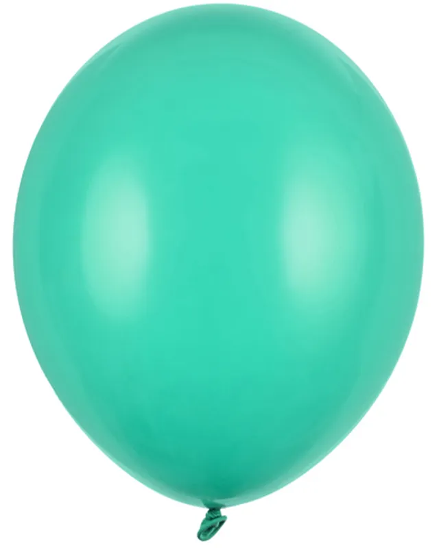 das-kost-mland-uni-pastell-luftballons-t-rkis-10-st-ck-30-cm image 1