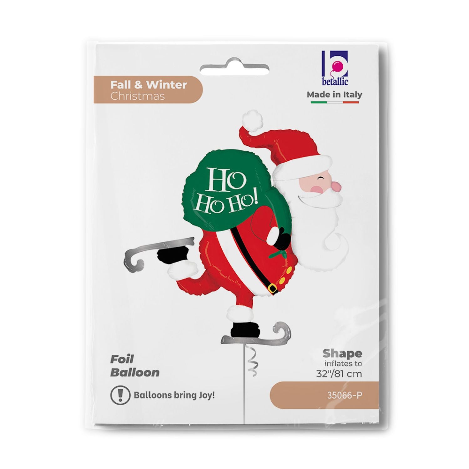 das-kost-mland-shape-folienballon-weihnachtsmann-114-cm image 2