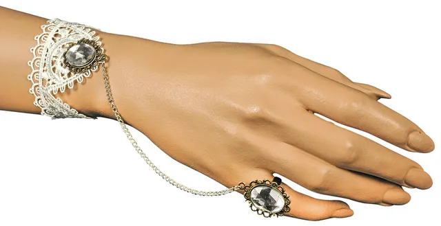 das-kost-mland-barock-manolette-spitzenarmband-wei image 1