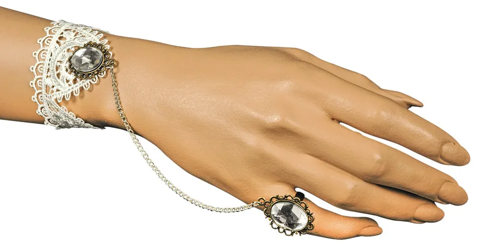 das-kost-mland-barock-manolette-spitzenarmband-wei image 1