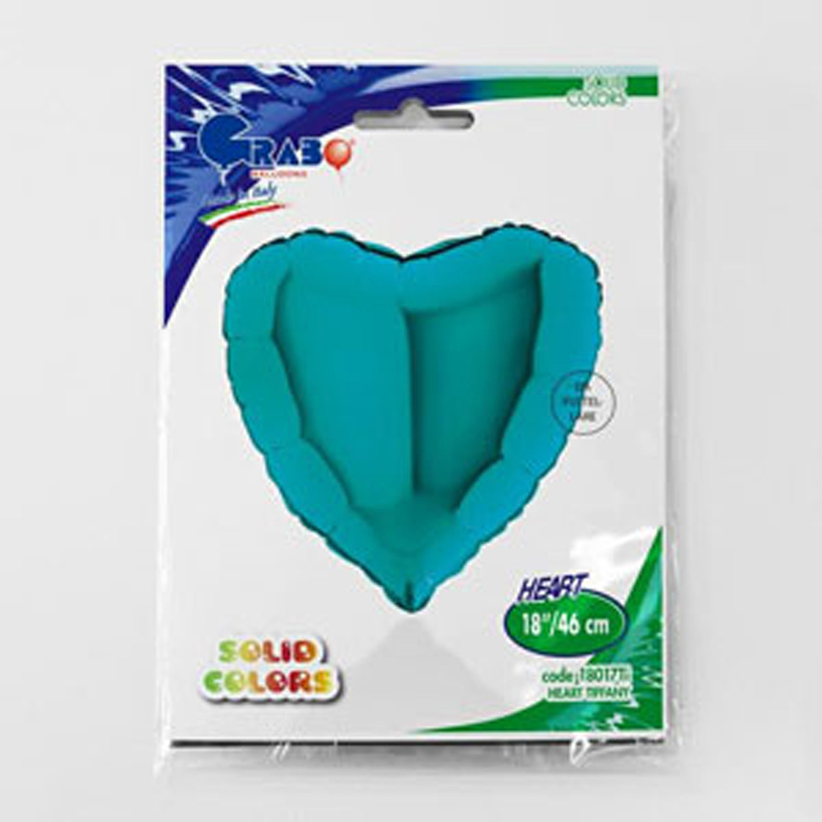 das-kost-mland-herz-folienballon-46cm-tiffany-t-rkis-uni image 2