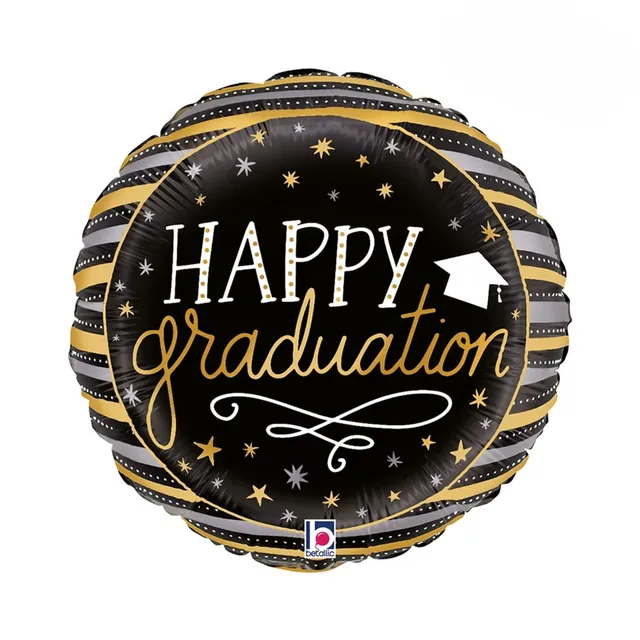 das-kost-mland-happy-graduation-folienballon-46cm-abschluss image 1