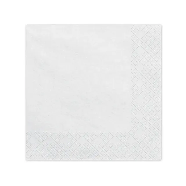 das-kost-mland-servietten-uni-wei-33x33-cm-20-stk image 1